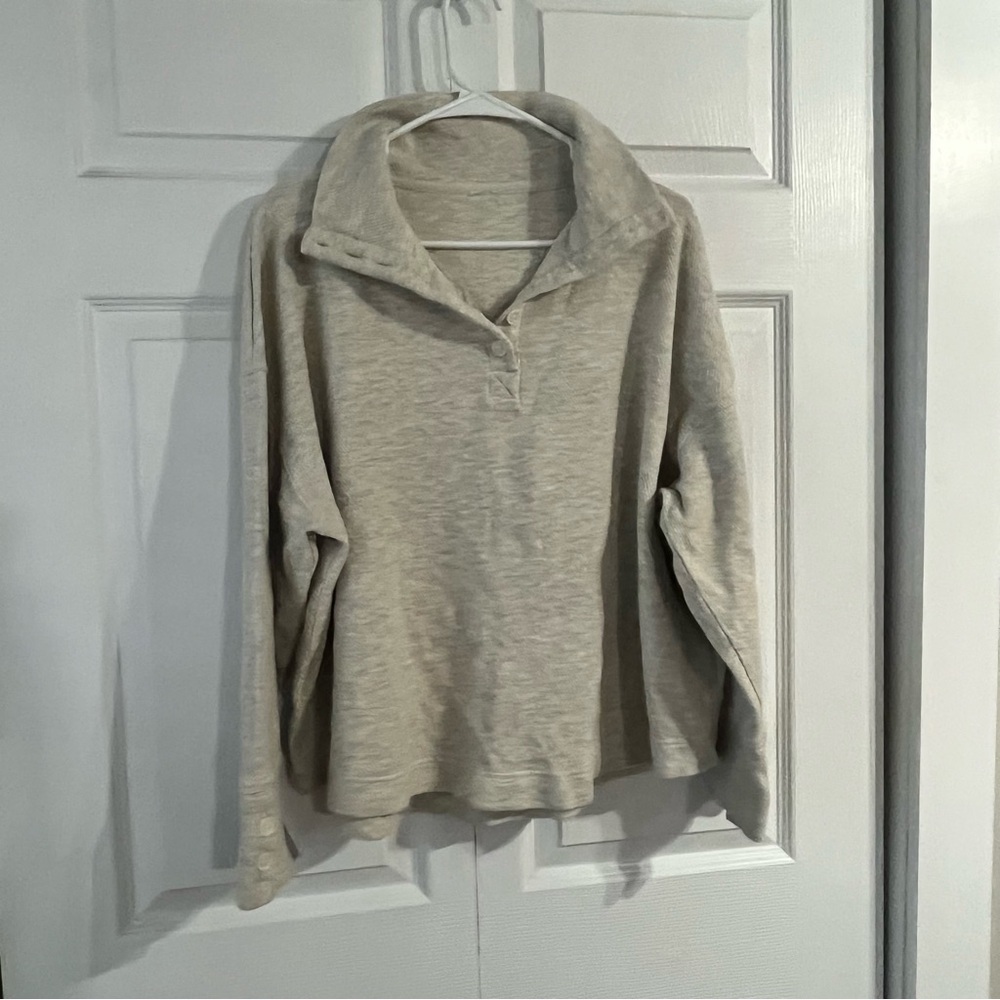 Poetry Light tan Cotton Pullover US 14